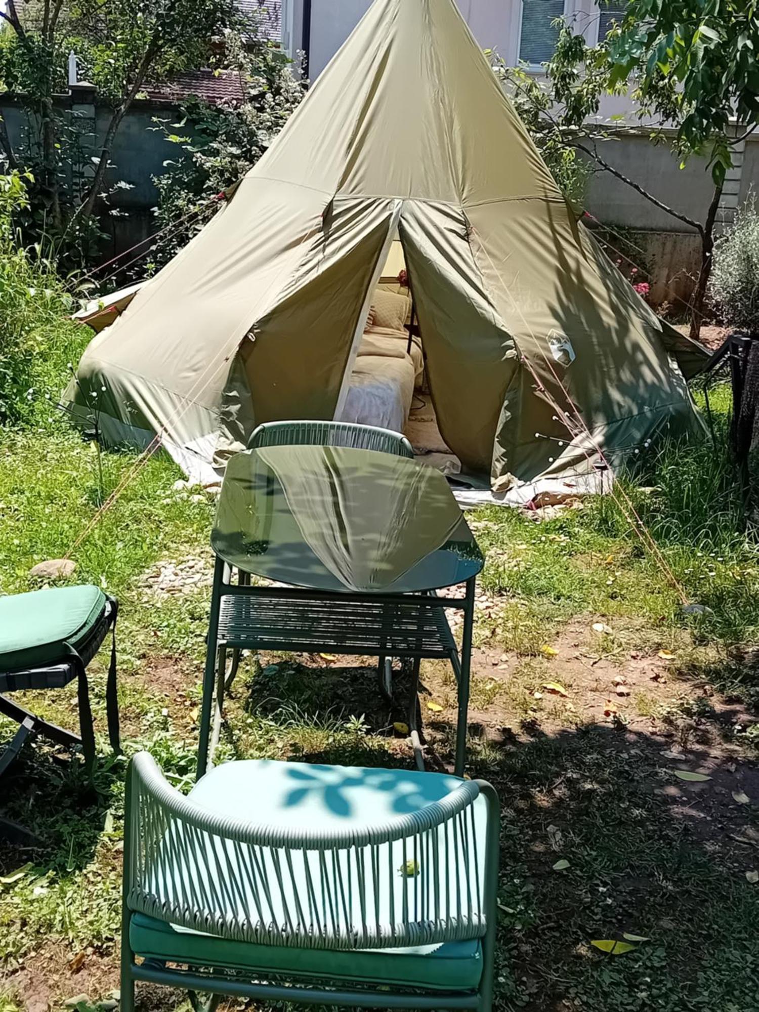 Indian Tent Tipi In Shared Lot And Shared Bathroom Mrse Exterior foto